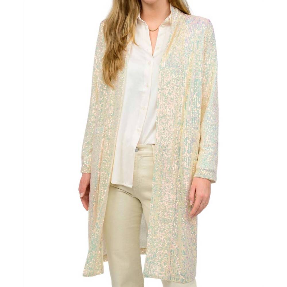 NEW SISTER MARY sparkle duster in champagne